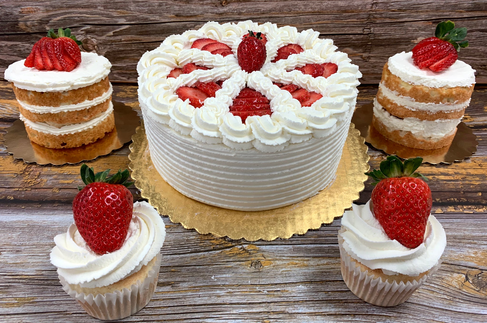 Skinny Strawberry Cheesecake Cake - No Added Sugar, Diabetic Friendly